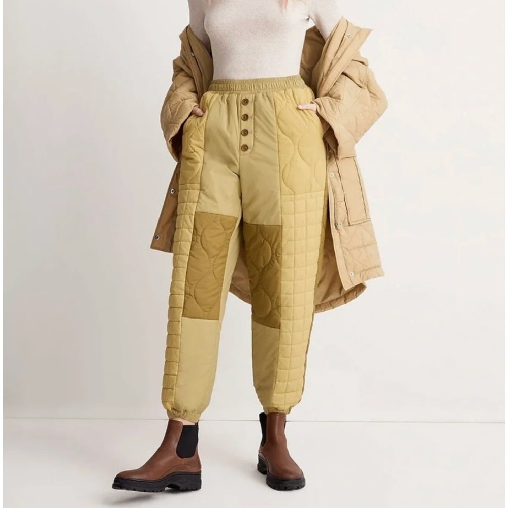 MADEWELL Patchwork-Quilted Tapered Jogger Pant NI769